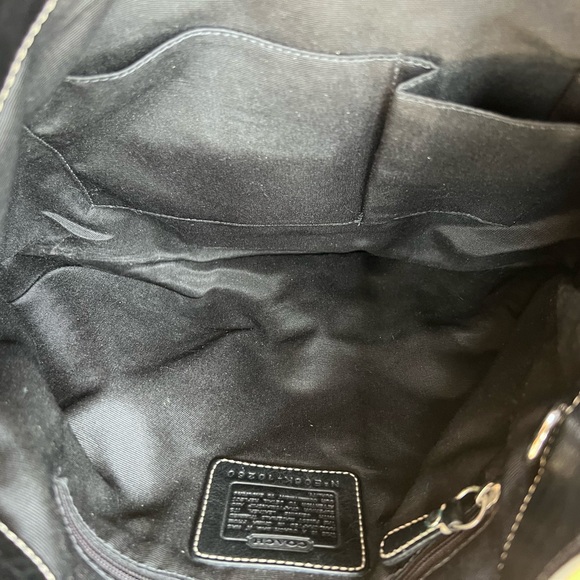 Coach Hamptons Hobo Purse Monogram Python Stripe Shoulder Bag - Picture 13 of 13